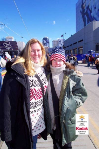 Winter Olympics with my sister